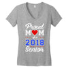 proud mom of a 2018 senior Women's V-Neck T-Shirt