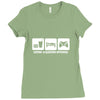 eat Ladies Fitted T-Shirt