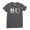 fishing   problem solved mens funny Ladies Fitted T-Shirt
