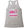 all this girl care about is volleyball Racerback Tank