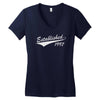 21st birthday apron established 1997 Women's V-Neck T-Shirt