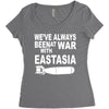 war with east asia Women's Triblend Scoop T-shirt