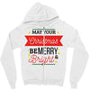 may your christmas be merry &amp; bright Zipper Hoodie