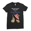 We Owe Them All Ladies Fitted T-Shirt