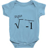 be together it's complicated math Baby Onesie