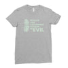 pickles are cucumbers soaked in evil Ladies Fitted T-Shirt
