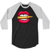 bullet in mouth 3/4 Sleeve Shirt