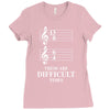 13/8 6/4 These Are Difficult Times Ladies Fitted T-Shirt