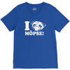 i love m&ouml;pse funny V-Neck Tee