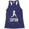 captain pinstripes Racerback Tank