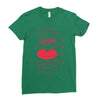 cheeseburger Ladies Fitted T-Shirt