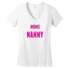 Only The Best Moms Get Promoted To Nanny Women's V-Neck T-Shirt