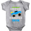 monster truck shirt for boys toddlers Baby Onesie