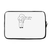 bad poetry Laptop sleeve