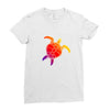 Sea Turtle Ladies Fitted T-Shirt