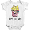 Burger and Fries Best Friends Baby Bodysuit