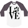 LOVE MY DOG 3/4 Sleeve Shirt