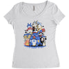 creatures spirits and friends Women's Triblend Scoop T-shirt