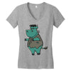 frankencow Women's V-Neck T-Shirt