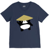 panda2 V-Neck Tee