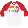 She Wants The D Dunkin Donuts 3/4 Sleeve Shirt