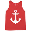 anchor black sailor vintage style navy nautical Tank Top