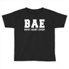 BAE Best Aunt Ever Toddler T-shirt