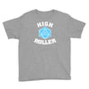 high roller 20 sided die Youth Tee