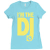im a dj graphic tee mens Ladies Fitted T-Shirt