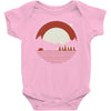 peaceful universe Baby Bodysuit