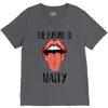 Women's March The Future is Nasty V-Neck Tee
