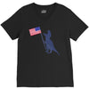 Patriotic T-Rex V-Neck Tee