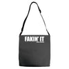 fakin' it Adjustable Strap Totes