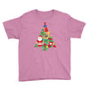 christmas tree made of bells stocking santa Youth Tee