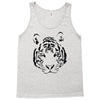 white tiger black print Tank Top