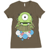 one eyes monster Ladies Fitted T-Shirt