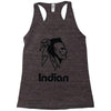 indian warrior fighter Racerback Tank