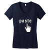 Copy Paste Matching Women's V-Neck T-Shirt