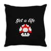 get a life Throw Pillow
