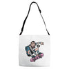 peace yoh! Adjustable Strap Totes