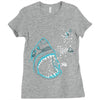 shark attack!!! Ladies Fitted T-Shirt