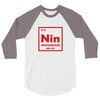 89 nin nintendium 189 3/4 Sleeve Shirt
