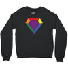 Rainbow LGBT Diamond Crewneck Sweatshirt