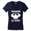 Training to be Like All Might Women's V-Neck T-Shirt