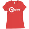 top dad Ladies Fitted T-Shirt