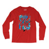 blue vectorfunk Long Sleeve Shirts