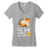 but first pumpkin spice latte, Women's V-Neck T-Shirt
