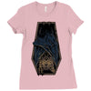 bat music Ladies Fitted T-Shirt