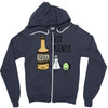tequila   best friends Zipper Hoodie