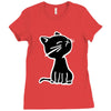cat2 Ladies Fitted T-Shirt